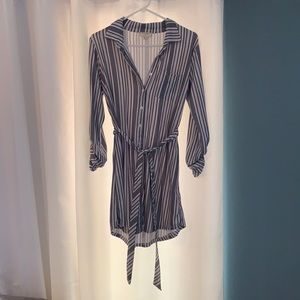 No Comment Shirt Dress